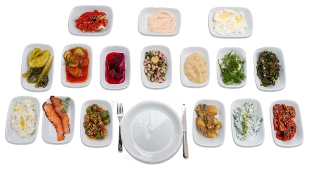 Przygotowane porcje na stole